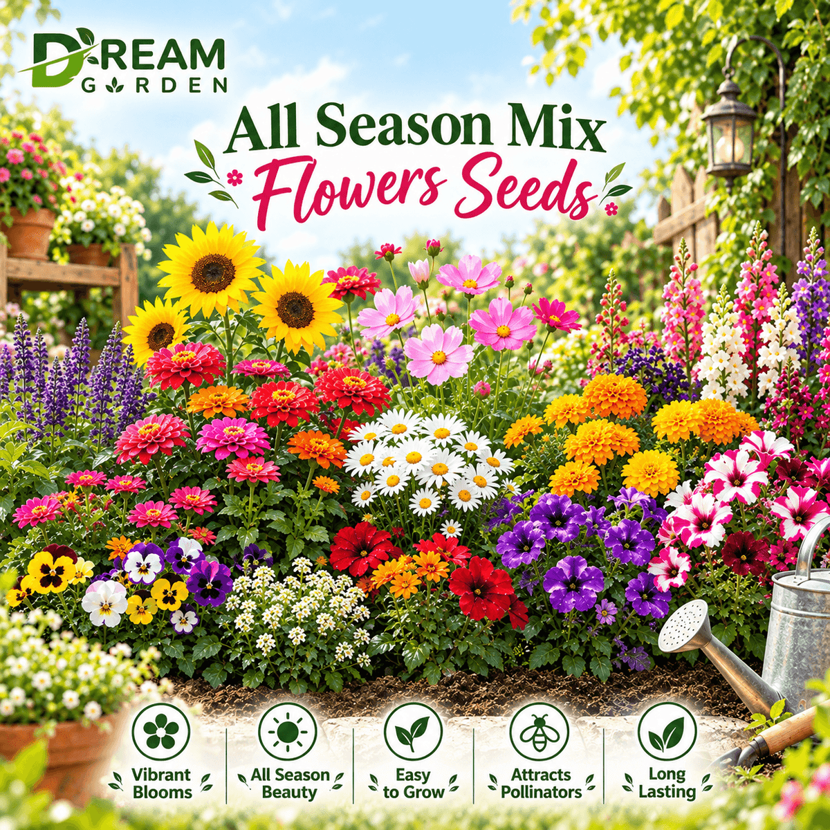 All Season Mix Flowers Seeds