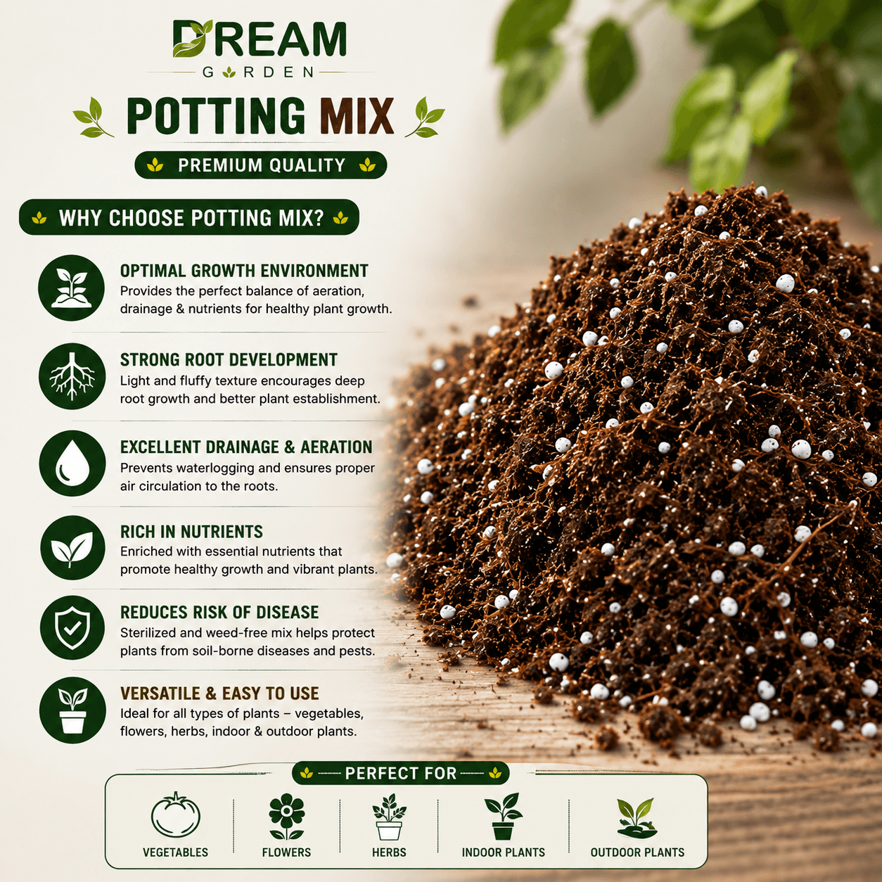 Dream Garden Growth Potting Mix