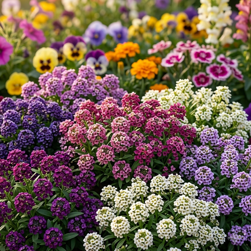 Alyssum Mix 30+ Seeds