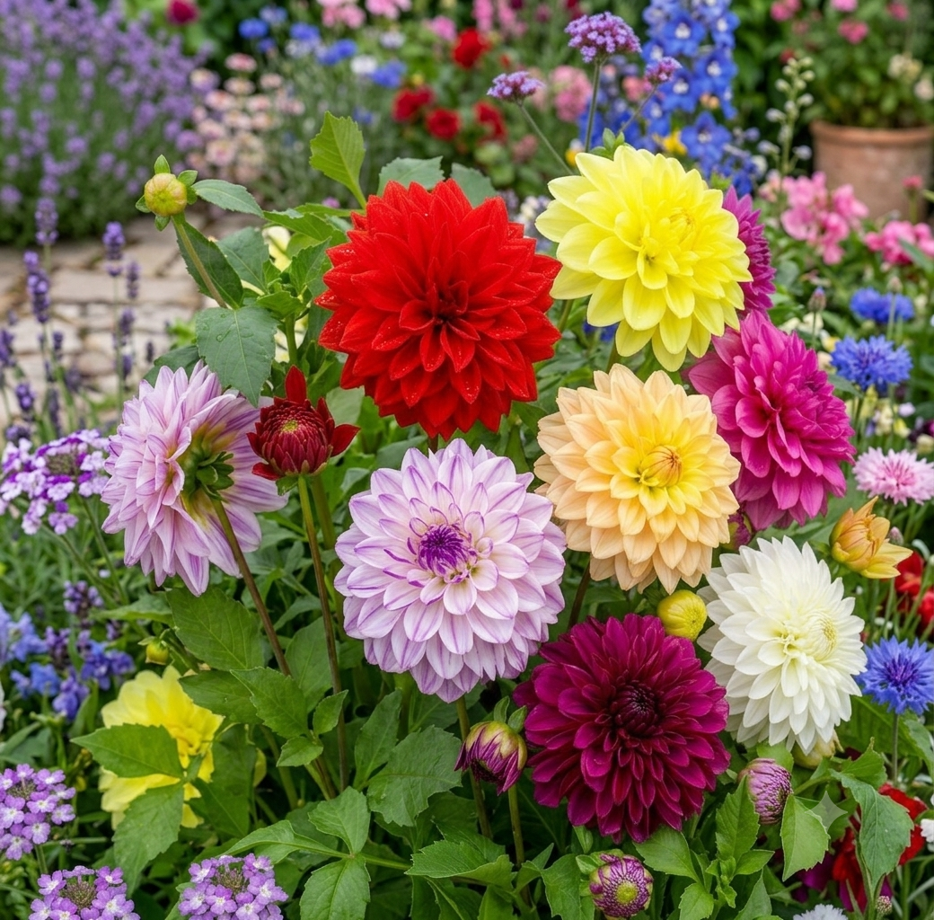 Dahlia double Opera Mix 15+ Seeds
